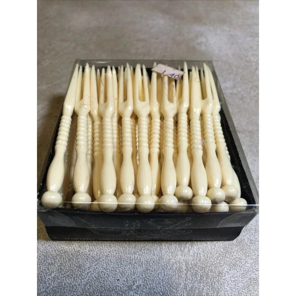 Vintage Set 60‎ Ivory Coast Hors D'Oeuvres Cocktail Picks Viking Importrade